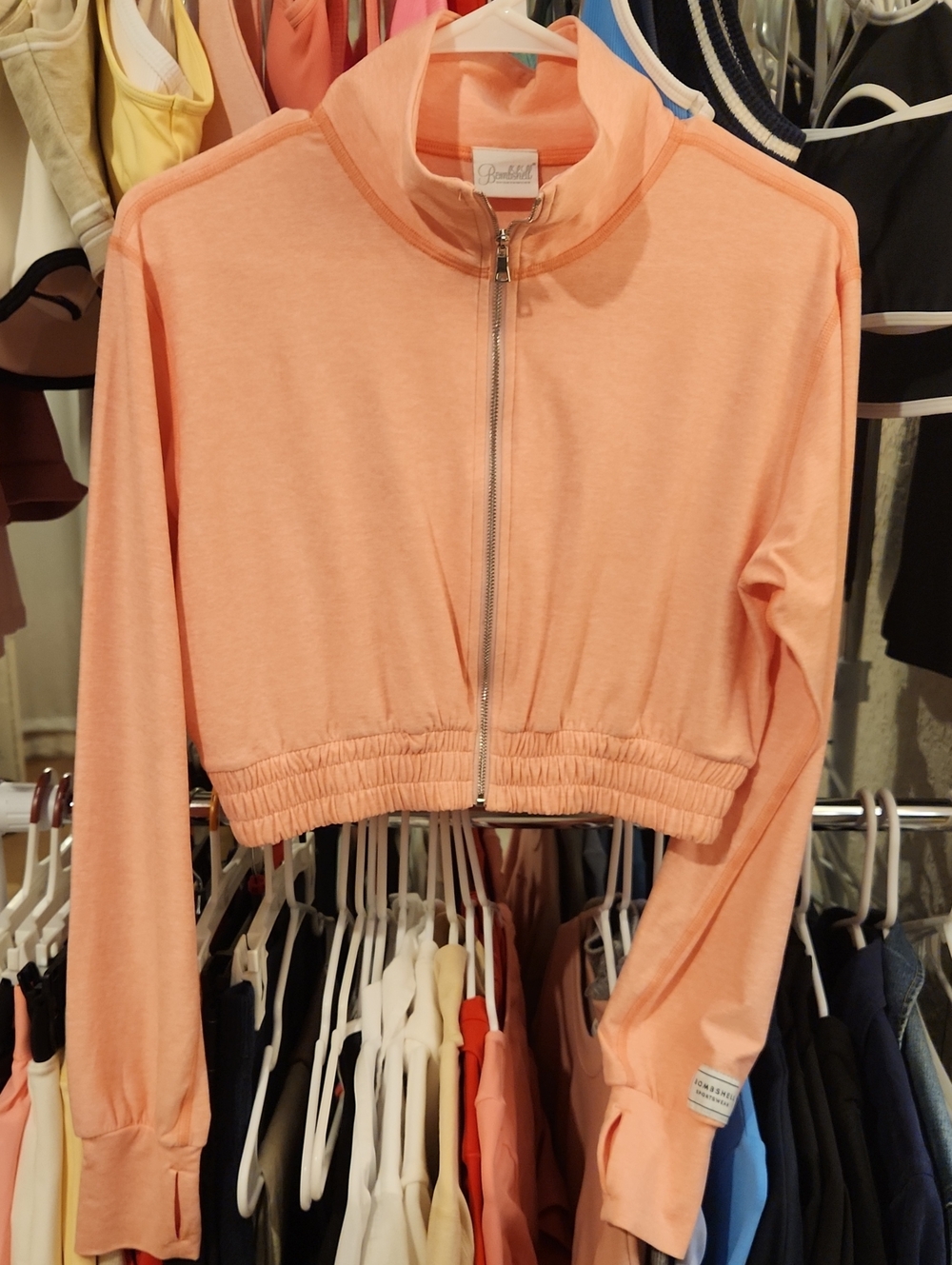 Bombshell Sportswear Cloud Comfort Crop Jacket XS